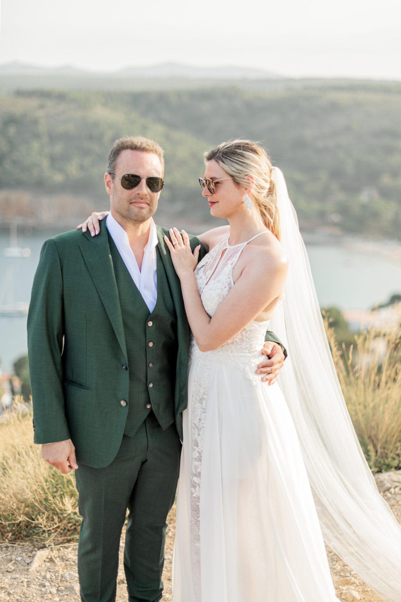 shooting photo à l’Escala Cala Montgò after day mariage